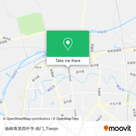 杨柳青第四中学-南门 map