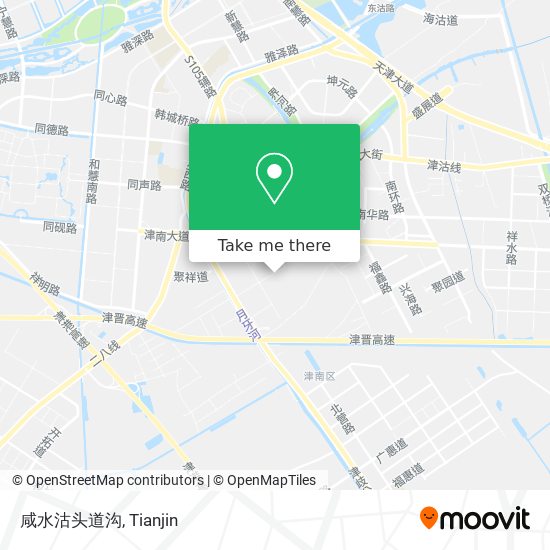 咸水沽头道沟 map