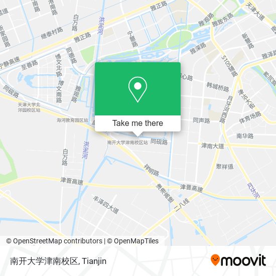南开大学津南校区 map