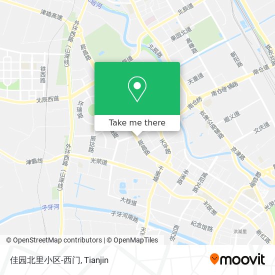佳园北里小区-西门 map