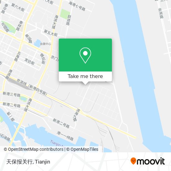 天保报关行 map
