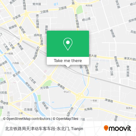北京铁路局天津动车客车段-东北门 map