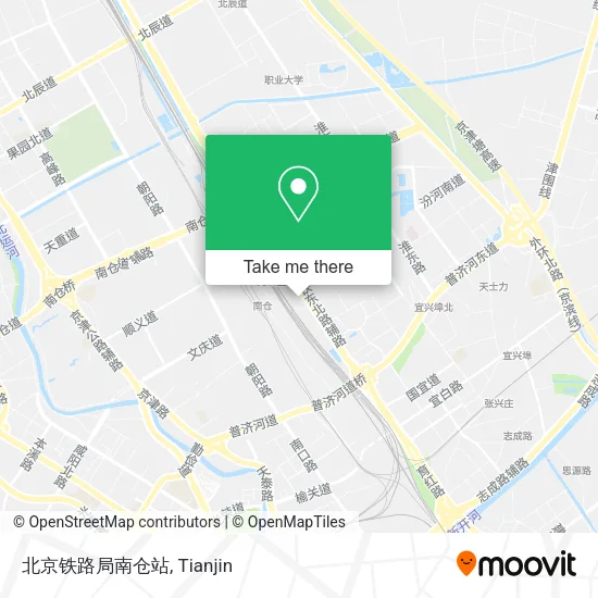 北京铁路局南仓站 map