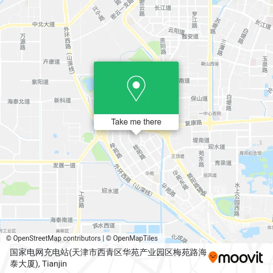 国家电网充电站(天津市西青区华苑产业园区梅苑路海泰大厦) map