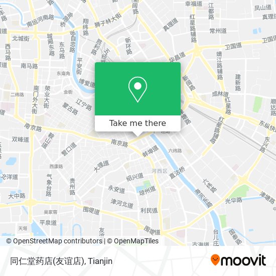 同仁堂药店(友谊店) map