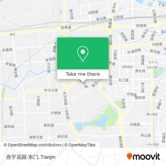 燕宇花园-东门 map