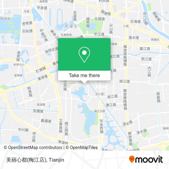 美丽心都(梅江店) map