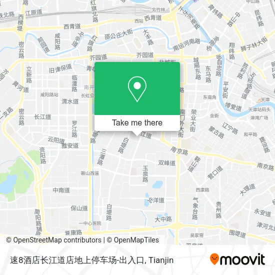 速8酒店长江道店地上停车场-出入口 map