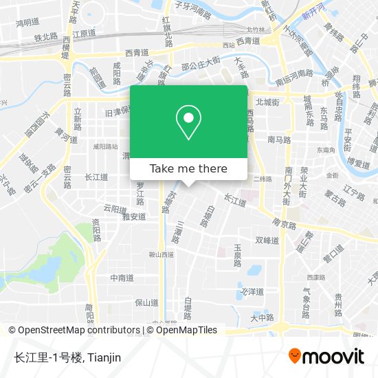 长江里-1号楼 map