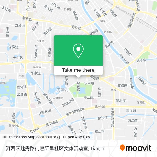 河西区越秀路街惠阳里社区文体活动室 map