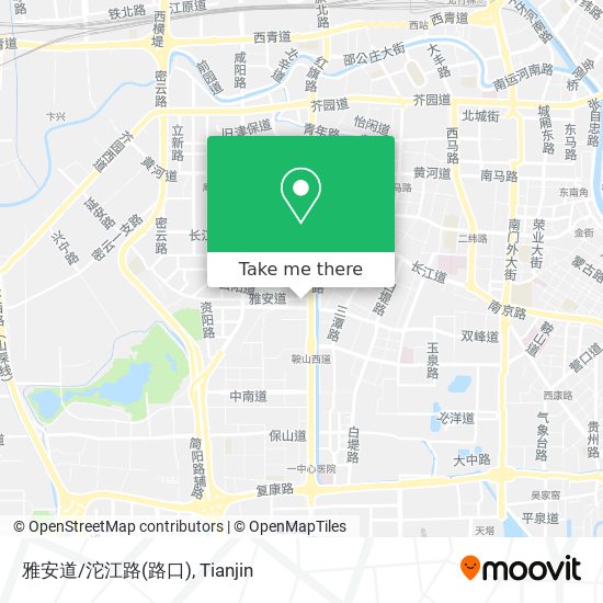 雅安道/沱江路(路口) map