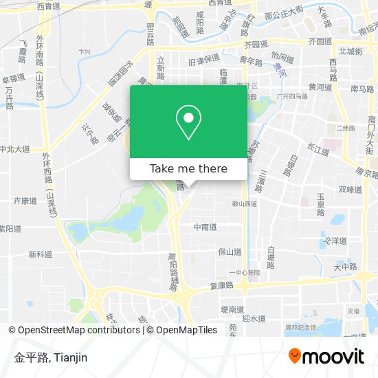 金平路 map