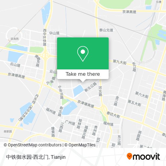 中铁御水园-西北门 map