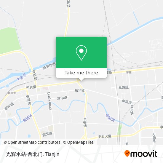 光辉水站-西北门 map