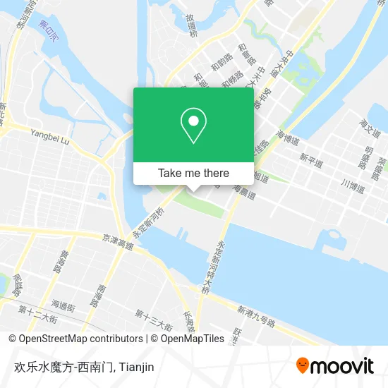 欢乐水魔方-西南门 map
