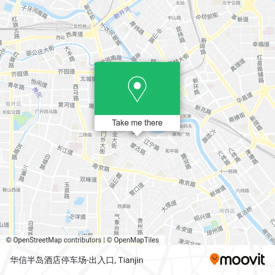 华信半岛酒店停车场-出入口 map