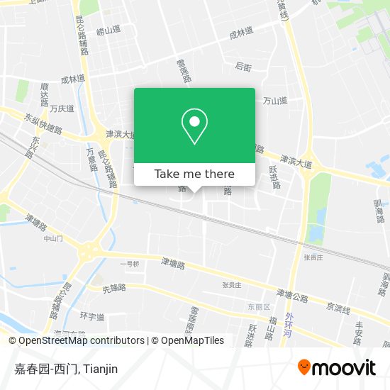 嘉春园-西门 map