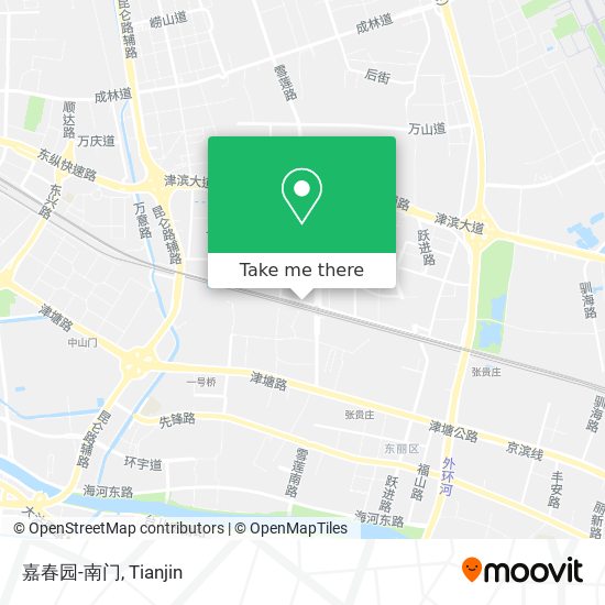 嘉春园-南门 map