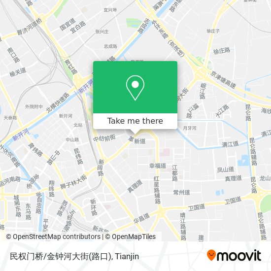 民权门桥/金钟河大街(路口) map