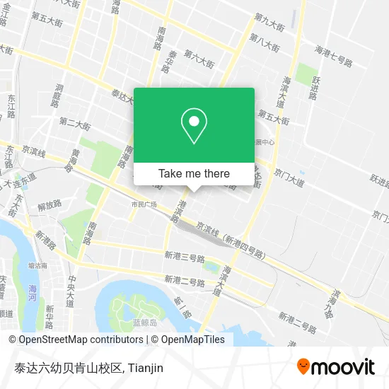 泰达六幼贝肯山校区 map