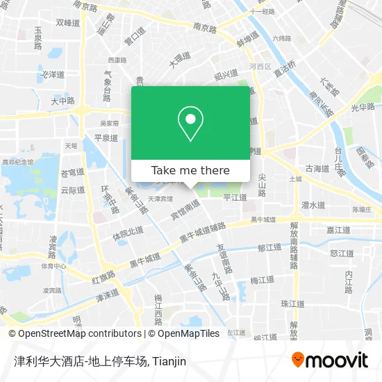 津利华大酒店-地上停车场 map