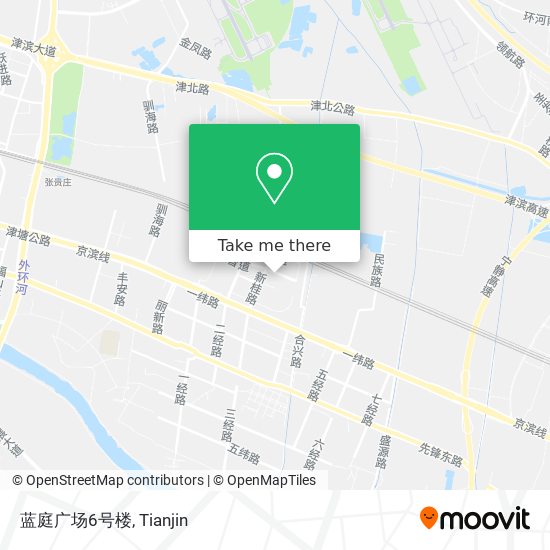 蓝庭广场6号楼 map