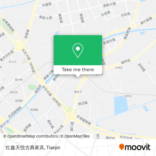 红鑫天悦古典家具 map