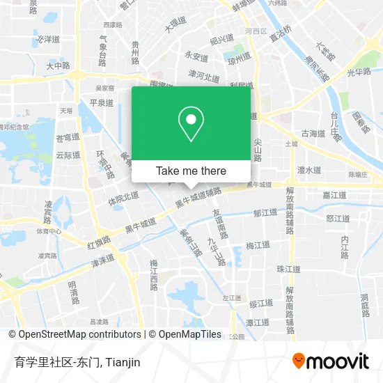 育学里社区-东门 map