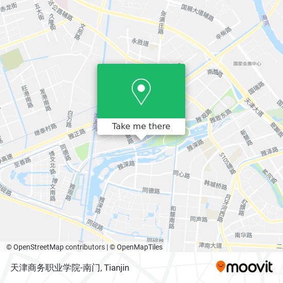 天津商务职业学院-南门 map
