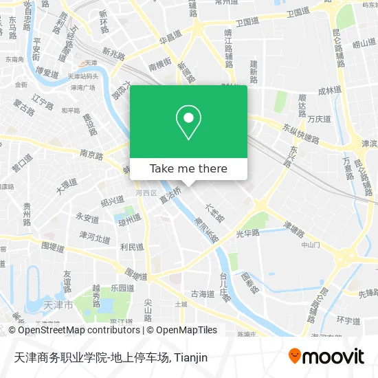 天津商务职业学院-地上停车场 map