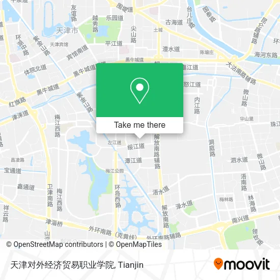 天津对外经济贸易职业学院 map
