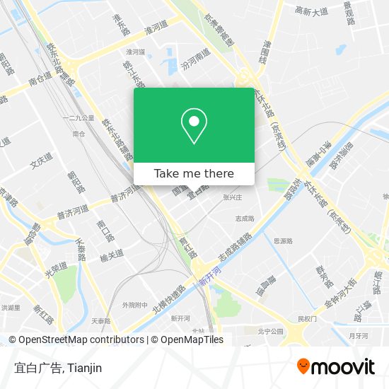 宜白广告 map