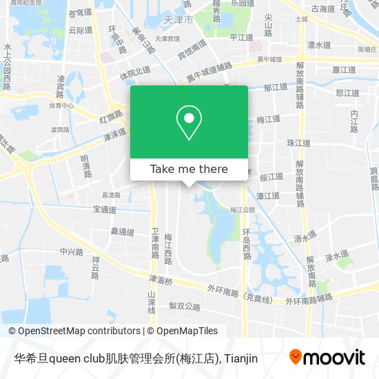华希旦queen club肌肤管理会所(梅江店) map