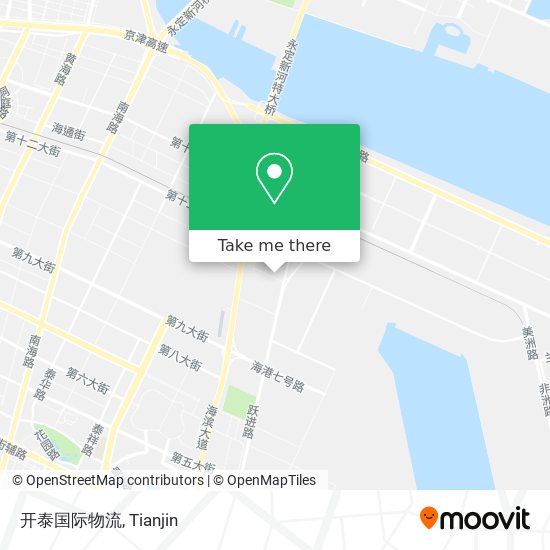 开泰国际物流 map
