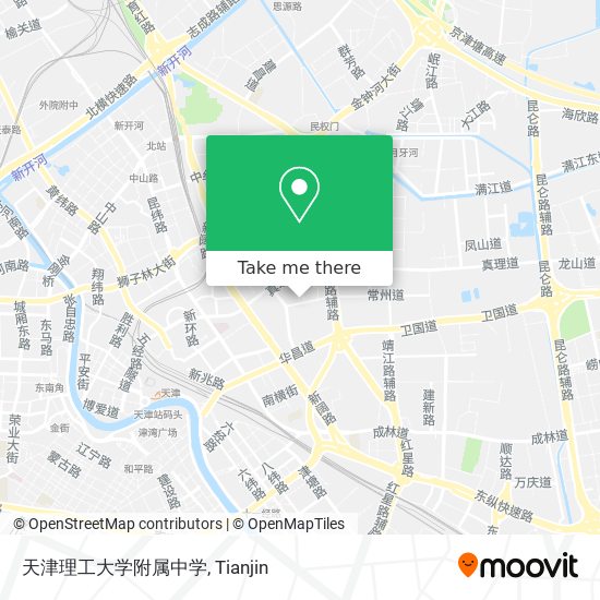 天津理工大学附属中学 map