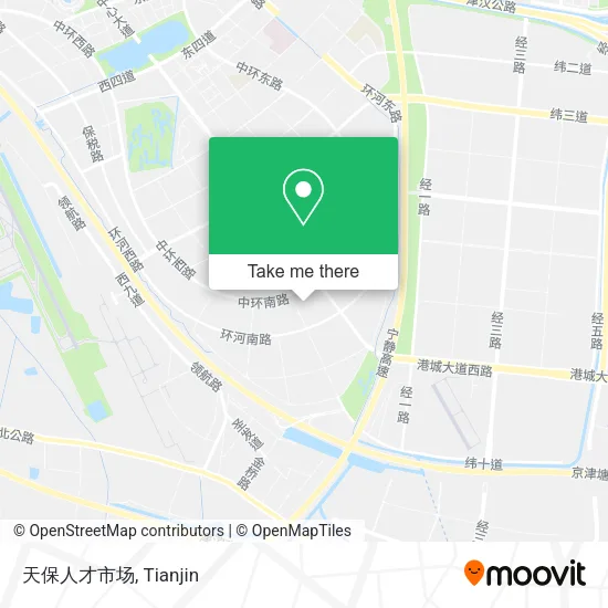 天保人才市场 map