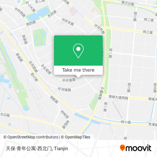 天保·青年公寓-西北门 map