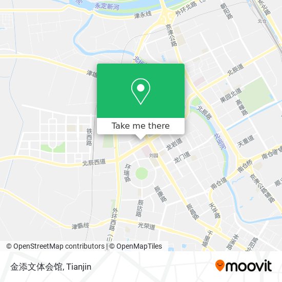 金添文体会馆 map