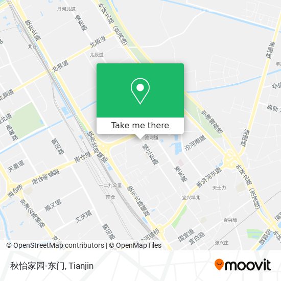 秋怡家园-东门 map