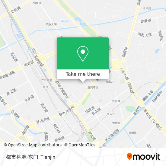 都市桃源-东门 map