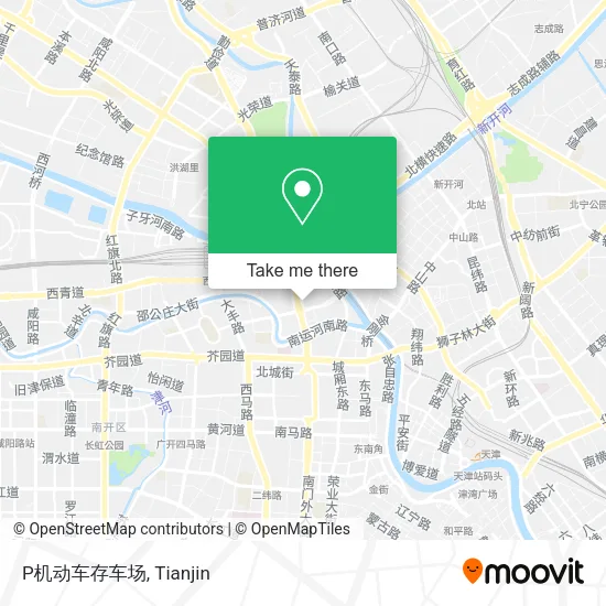 P机动车存车场 map