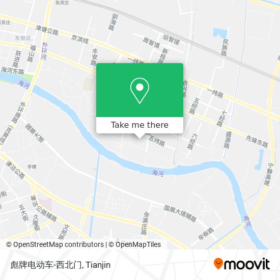 彪牌电动车-西北门 map