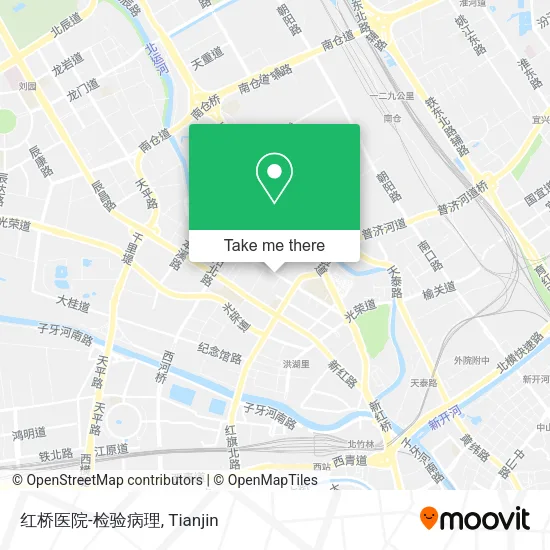 红桥医院-检验病理 map