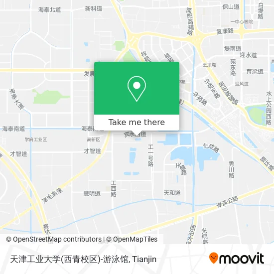 天津工业大学(西青校区)-游泳馆 map