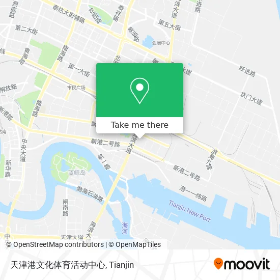 天津港文化体育活动中心 map