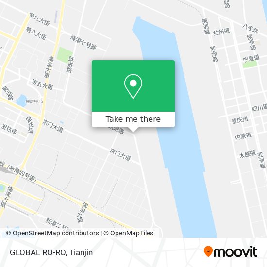 GLOBAL RO-RO map
