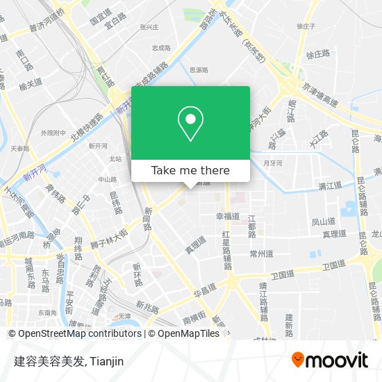 建容美容美发 map