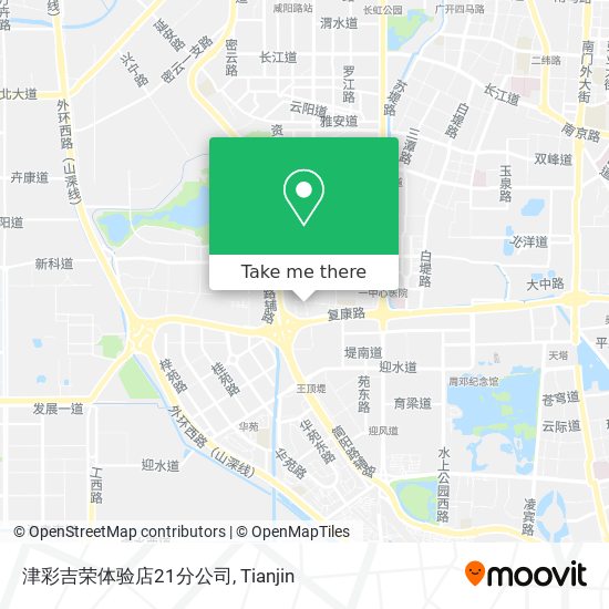 津彩吉荣体验店21分公司 map