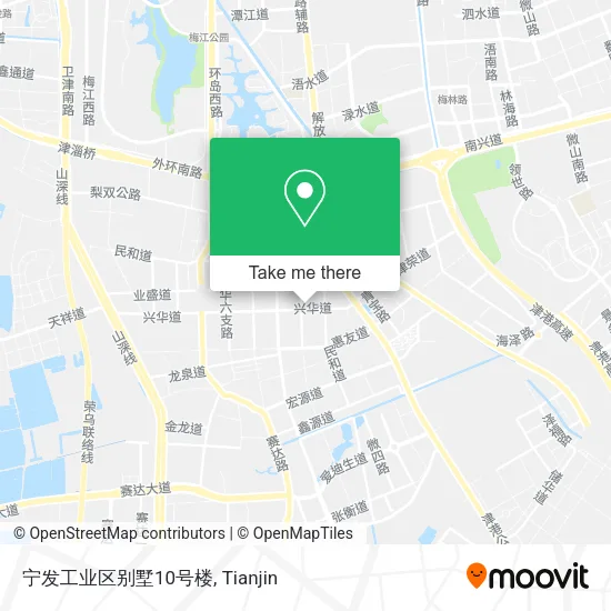 宁发工业区别墅10号楼 map
