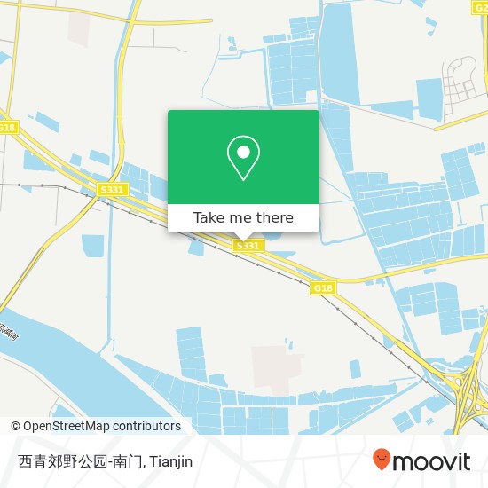 西青郊野公园-南门 map